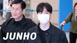 240502 준호 JUNHO 대만 스케쥴 마치고 인천공항 입국 ARRIVAL 4K