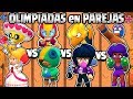 ❤️ CUAL ES EL MEJOR DUO DE CHICOS con CHICAS? | OLIMPIADAS EN PAREJAS BRAWL STARS