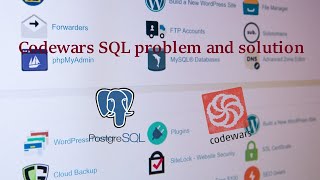 Solving interview SQL problem