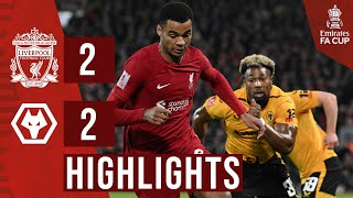 HIGHLIGHTS: Liverpool 2-2 Wolves | Gakpo debut, Nunez & Salah score in cup draw