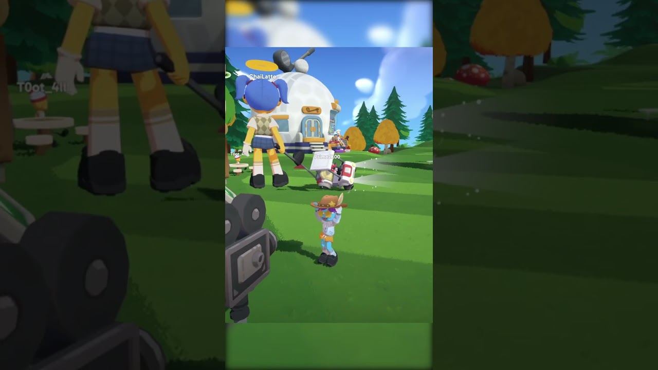 a bouncing golf cart for your feed