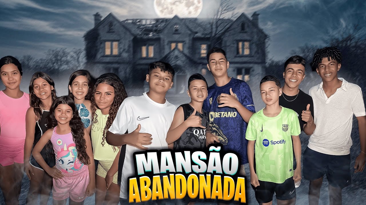 24H NA MANSÃO ABANDONADA DAS IRMÃS PINA *COM AMIGOS 🫣
