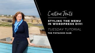 Wordpress Divi Theme Styling The Menu