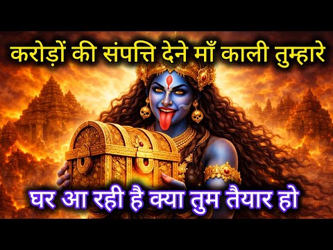 करोड़ो की संपति देने माँ काली तुम्हारे घर आ रही है क्या तुम तैयार हो 🕉️ Maa Kali ka sandesh 🕉️