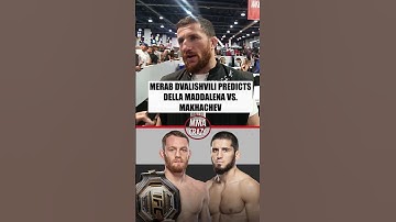 Merab Dvalishvili Predicts Jack Della Maddalena vs. Islam Makhachev for UFC 322 #ufc #islammakhachev