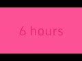 6 hour countup timer silent pink