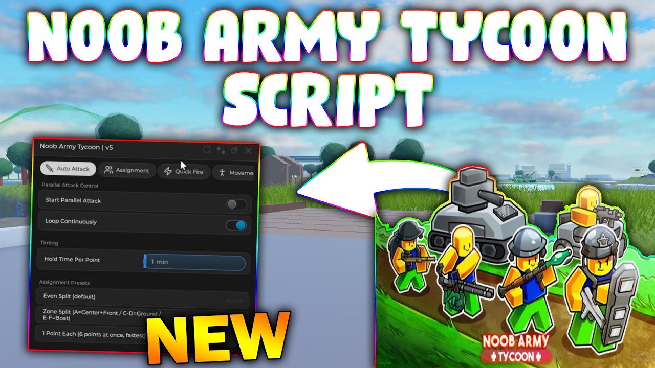 Noob Invaders Script *NEW* Noob Army Tycoon Script (PASTEBIN 2026) ( AUTO FARM MONEY ) - YouTube