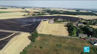 Canicule en France : des milliers d'hectares de cultures incendiés