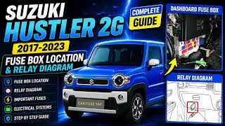 Suzuki Hustler 2G Fuse Box Location Guide (2017–2023)