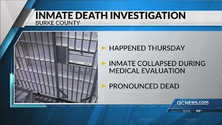 Inmate dies at Burke County Jail after collapsing: Sheriff