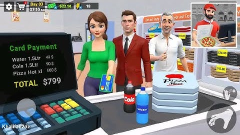 Pizza Shop Simulator 3D - Gameplay Walkthrough (Android) Part 1