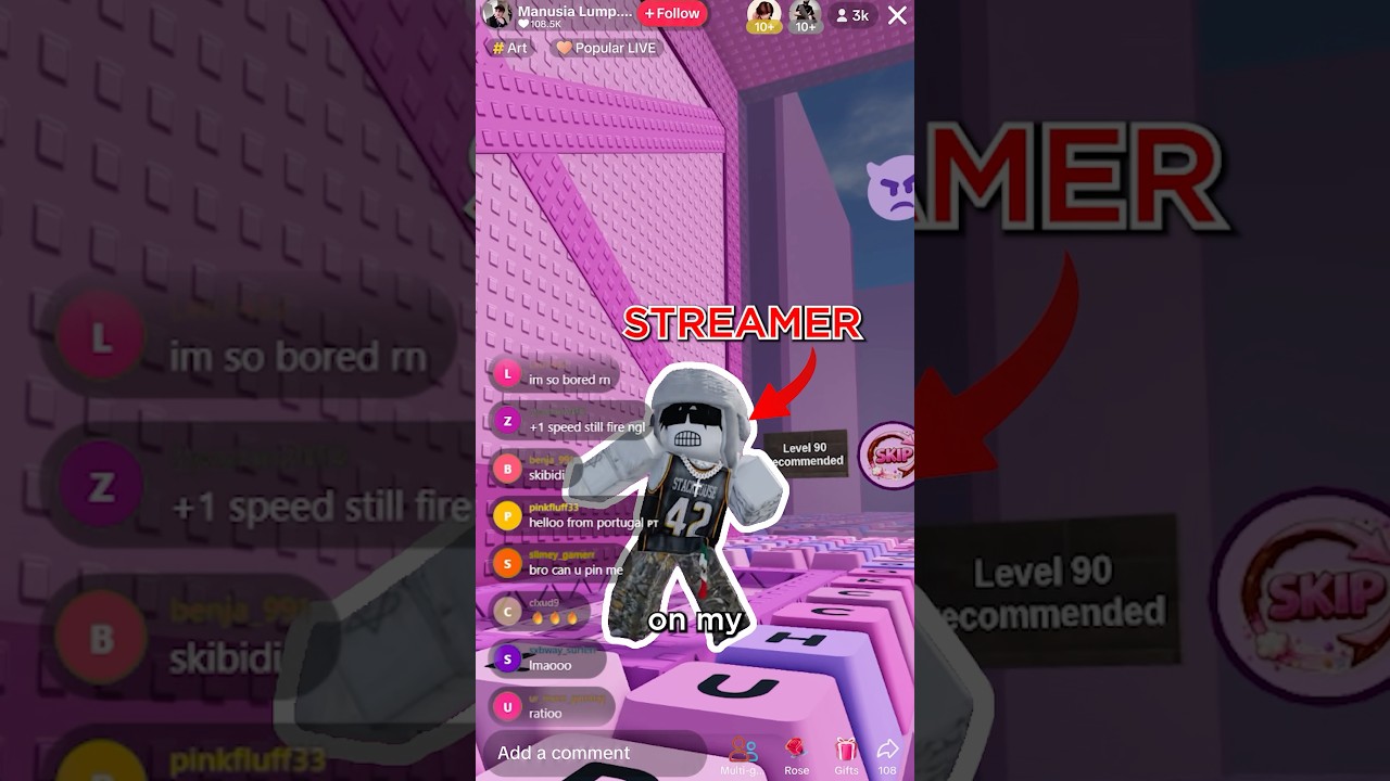 This streamer said it’s a dead game #roblox