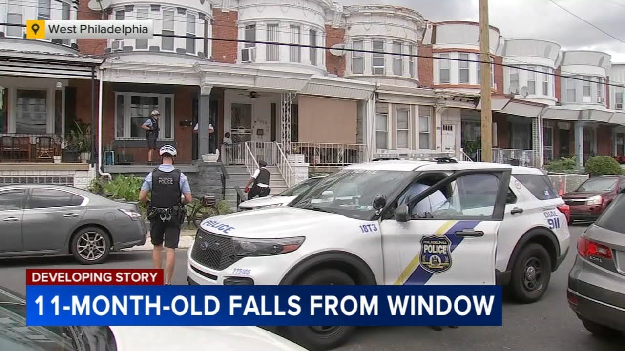 Baby falls from second-story window in West Philadelphia
