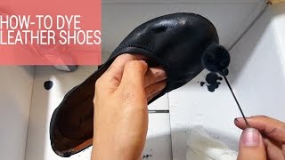How to Dye Leather Shoes to a Different Color