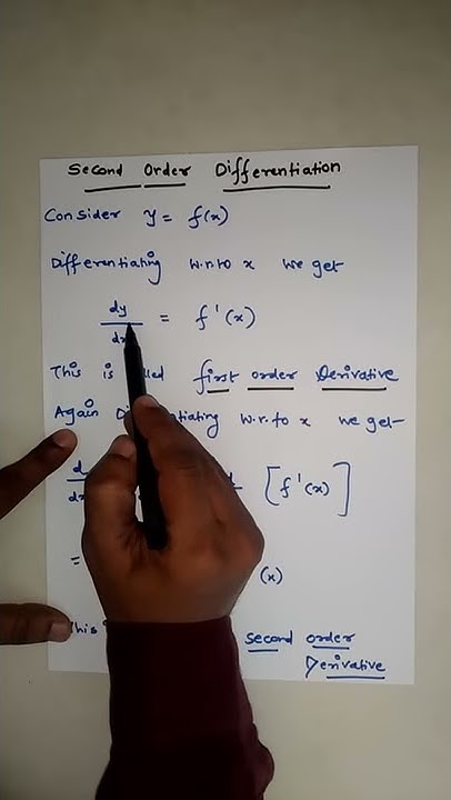 derivatives-engineering-mathematics-second-order-differentiation