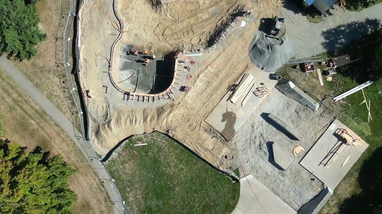 Строительство скейт-парка Stewart Heights Bowl — Tacoma Report — 19 сентября 2025 г.