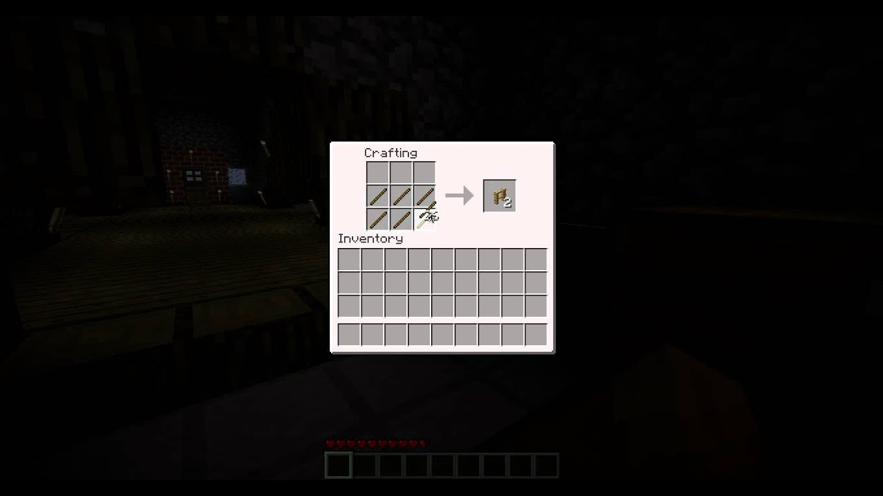 Minecraft - Jak zrobić płotek/How to make a fence - YouTube