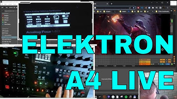 Live Techno With The Elektron Analog 4  #1389