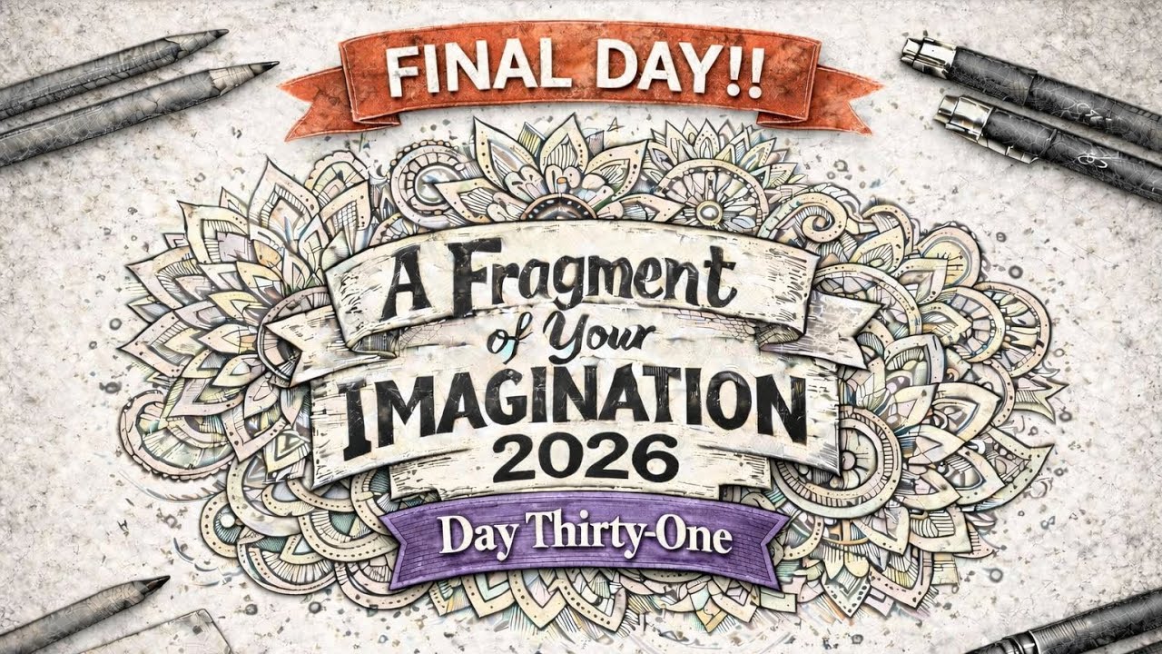 Day 31 | Zentangle | A Fragment of Your Imagination 2026 | #fyic2026 #triquell