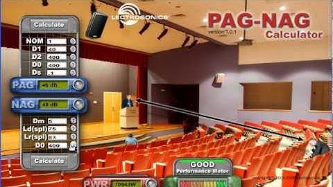 Lectrosonics DM Series - Lecnet2 Tutorial: PAG-NAG Calculator