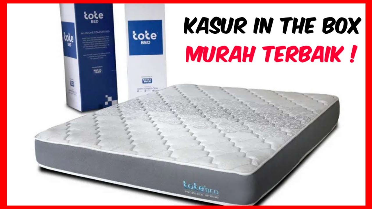Review Singkat Kasur In the Box Murah terbaik Tote Bed YouTube