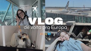 VLOG || de volta pra Europa 🤍