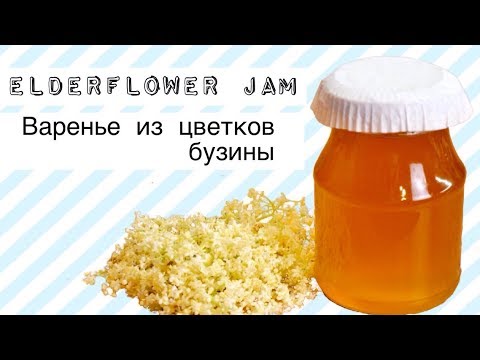 Варенье из цветков чёрной бузины / Black elderflowers jam ♡ English subtitles