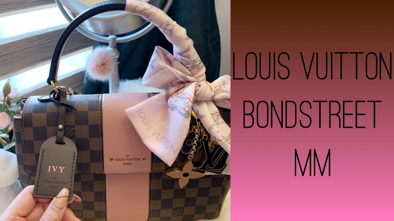 LOUIS VUITTON Bond Street MM Damier Ebene Crossbody Bag Magnolia - Hot