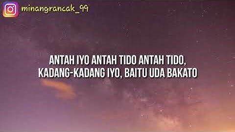 Rhenima Feat. Dayu Koto - Antah Iyo Antah Tido(Lirik)🎵