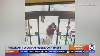 Pregnant worker fends off theft in Palmdale
