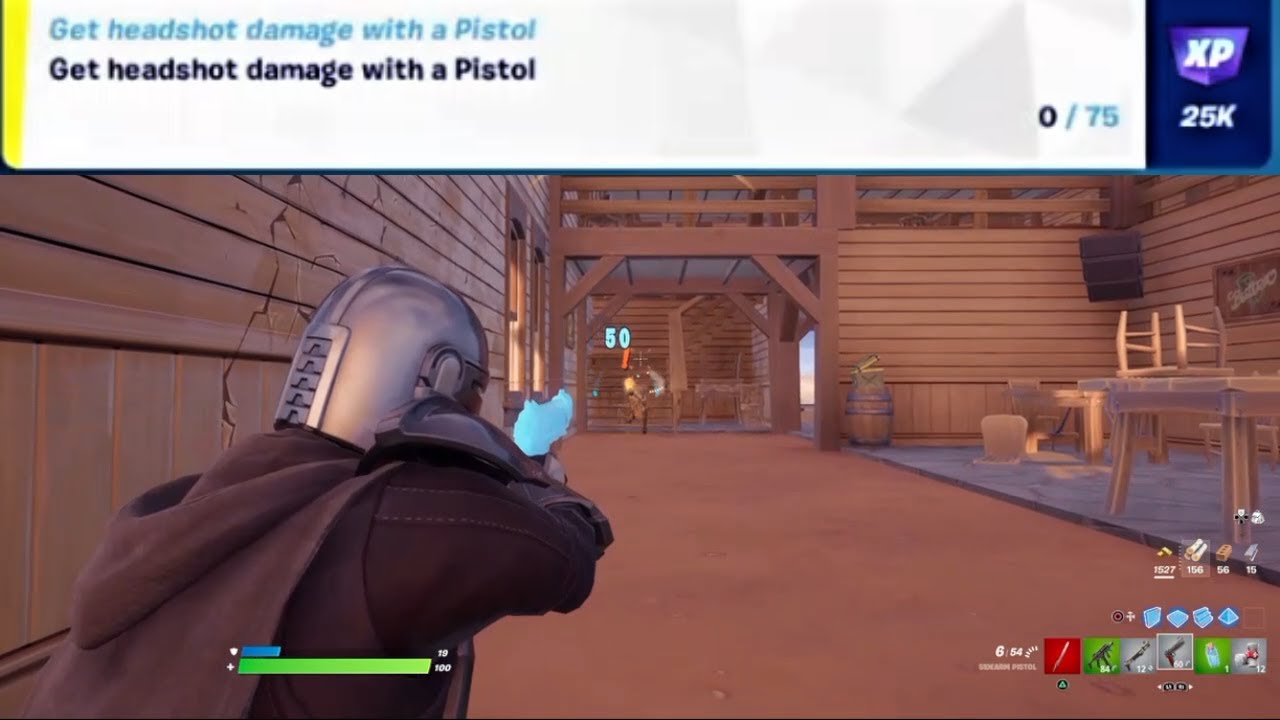Fortnite Get headshot damage with a Pistol YouTube