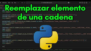 REEMPLAZAR ELEMENTO DE UNA CADENA  - PYTHON