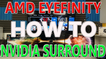 HOW TO SETUP TRIPLE MONITOR - Eyefinity display - nvidia surround