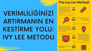 Verimliliğinizi Artırmanın En Kestirme Yolu: Ivy Lee Metodu Resimi