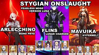 6.4 Stygain Onslaught Fearless mode version luna V Genshin Impact