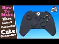 Xbox Series X Remote Cake Tutorial - How to Make Xbox Controller Cake Topper
