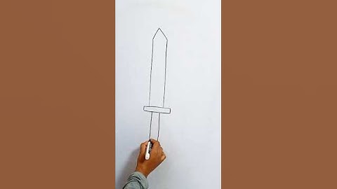 sword drawing #trending #drawing #art #shortsfeed #youtubeshorts #easy #shorts #diy #draw