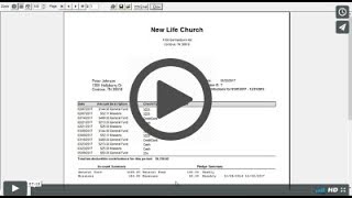 Church Contributions and Statements - Excellerate Church Management screenshot 3