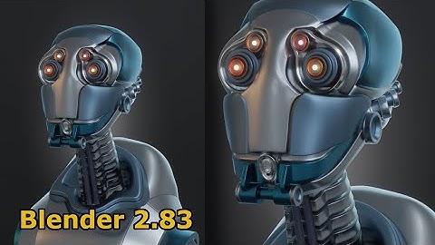 Blender: Advanced Robot making-of [Time Lapse]