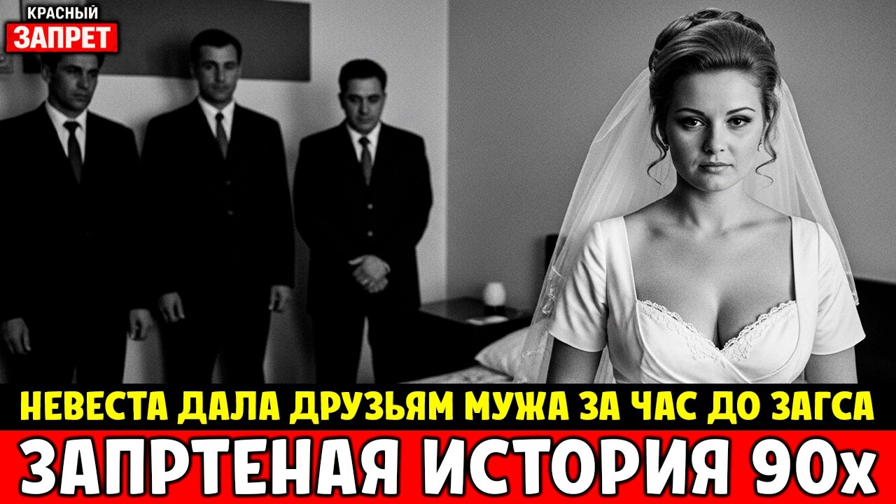 ЗА ЧАС ДО ЗАГСА НЕВЕСТА ОТДАЛАСЬ друзьям жениха. Запретная история 90х!