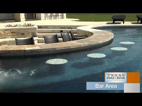Pool Features: Swim Up Bar, Texas Pools and Patios