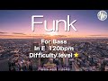 Funk Jam For【Bass】E Major 120bpm No Bass BackingTrack