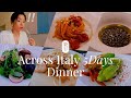 夏のイタリア縦断旅行5日間のディナー