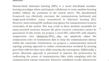 Adaptive Decentralized Federated Learning in Resource Constrained IoT Networks