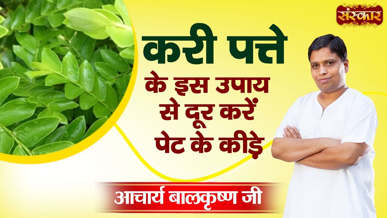 करी पत्ते के इस उपाय से दूर करें पेट के कीड़े | Benefits of Curry Leaves |  Acharya Balkrishna Ji - YouTube