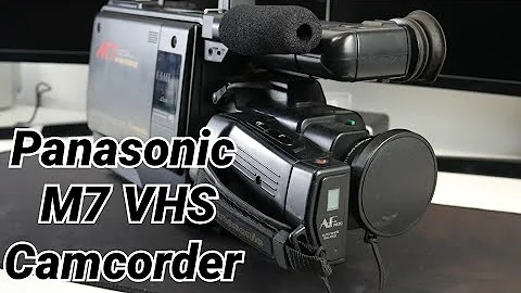 A Look At A Panasonic M7 VHS Camcorder