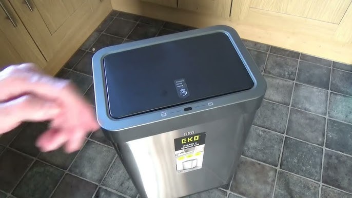 EKO Deluxe Mirage-T 50 liter smart trashcan review - handsfree, cordfree,  and affordable - The Gadgeteer