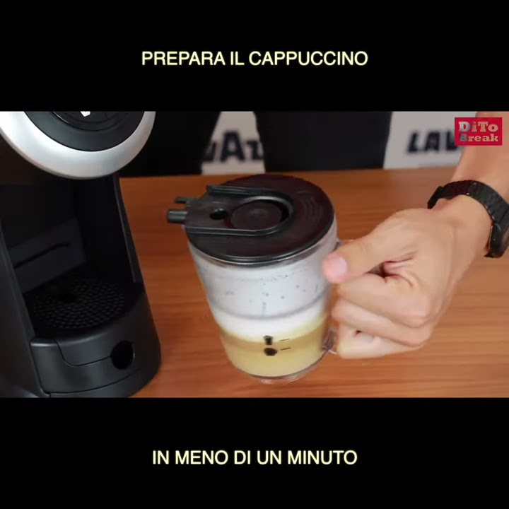 Preparazione cappuccino con Lavazza Desea, Preparazione cappuccino con Lavazza  Desea😃, By Ditta Manago' distributore autorizzato Lavazza