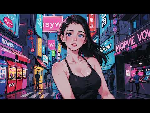 Tokyo neon   80s Synthwave music   Synthpop chillwave  Cyberpunk electro arcade mix