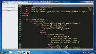 Criando um formulário de registro com Bootstrap 3